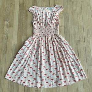 Kate Spade flamingo dress